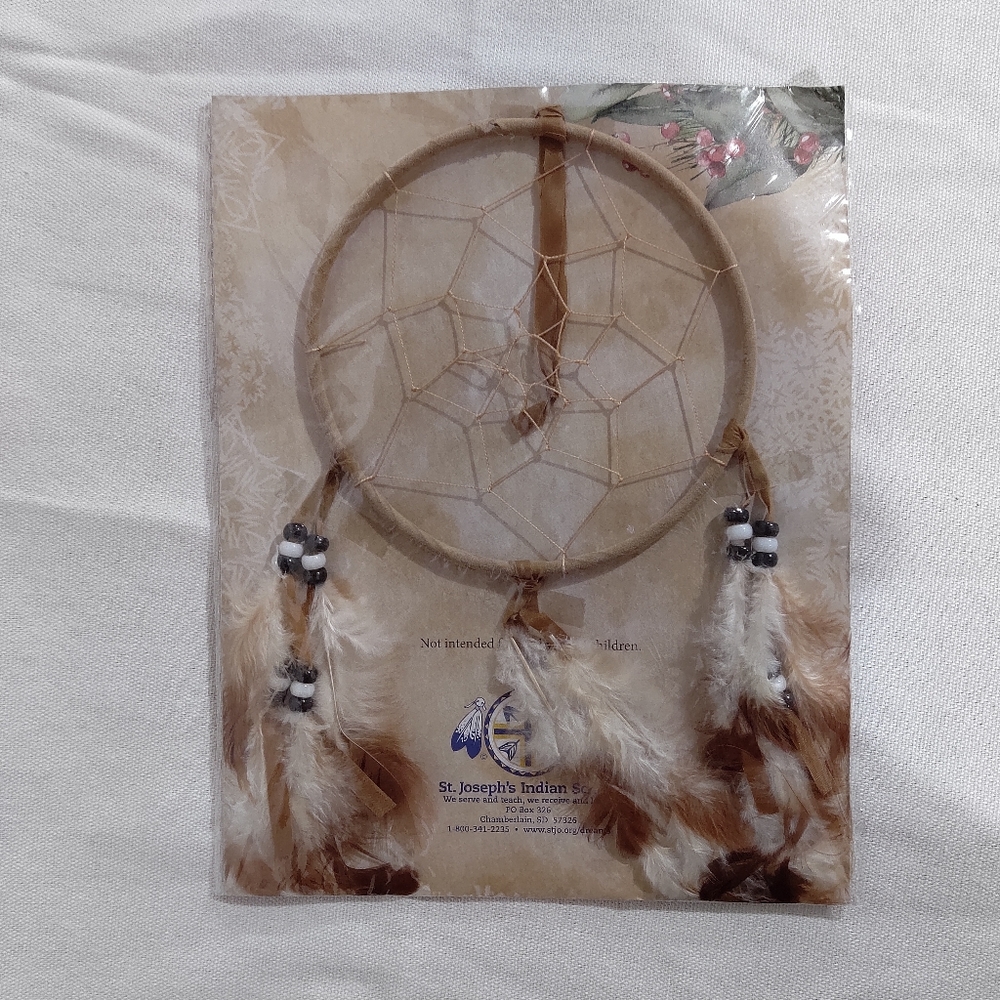 Native American Feather Dream Catcher St. Joseph's Indian School